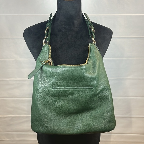 Michael Kors Hunter Green Medium Sized Hobo Bag - Picture 8 of 14